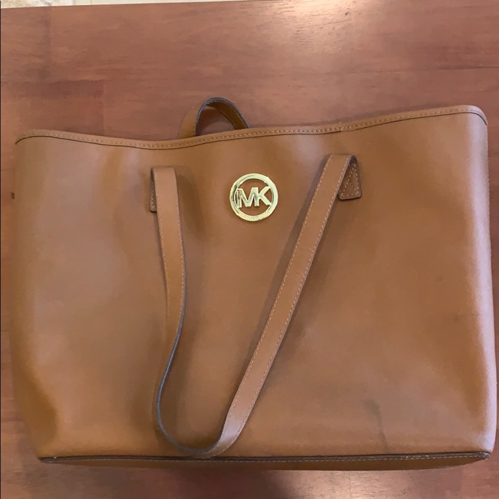 MK tan tote